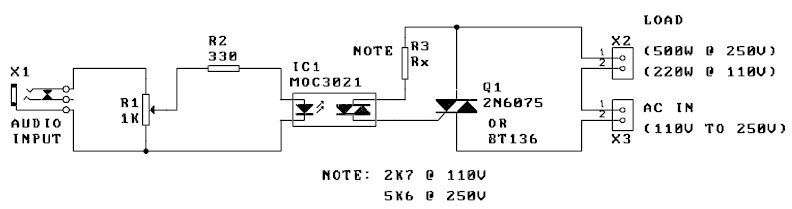Music to Light Modulator